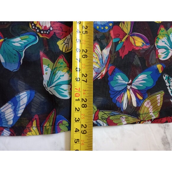 Butterfly Cardigan/Sheer Duster Size Small - Picture 8 of 9